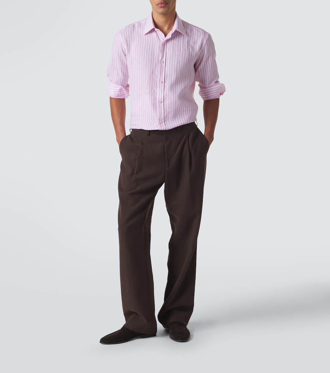 Striped linen shirt | Charvet