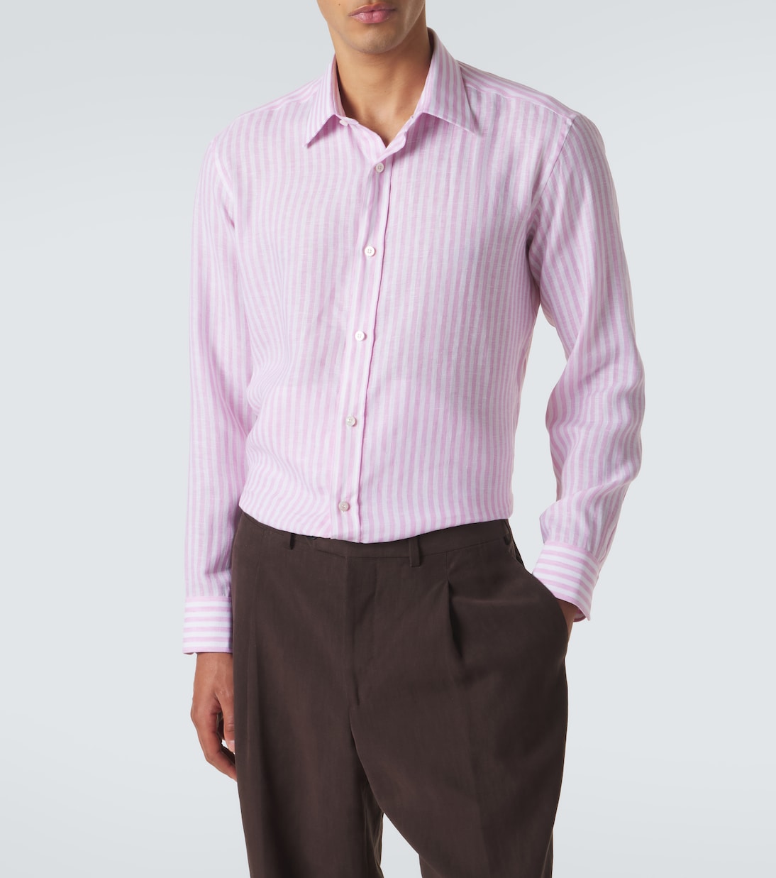 Striped linen shirt | Charvet
