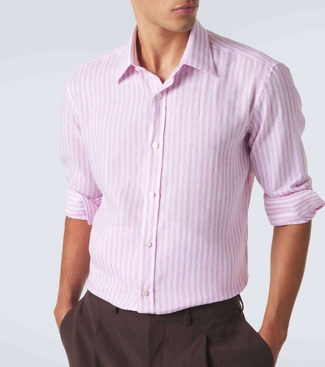 Striped linen shirt | Charvet