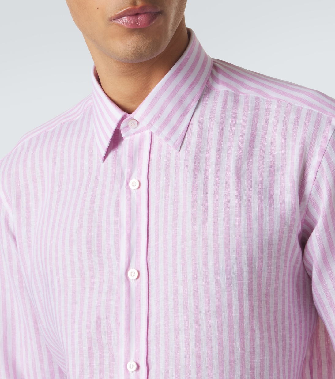 Striped linen shirt | Charvet
