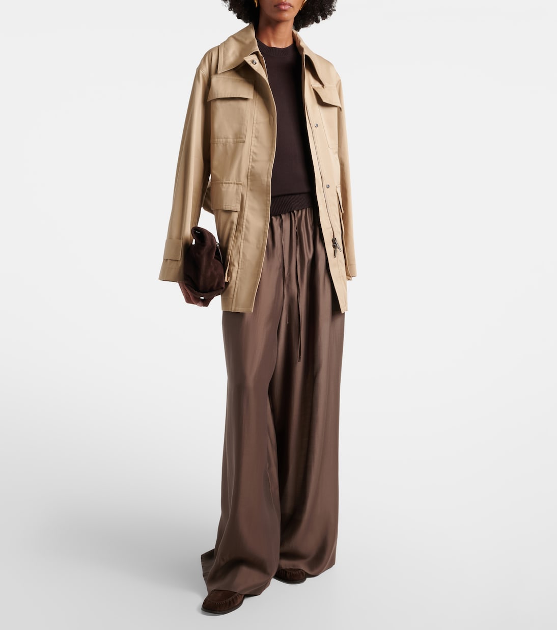 Knitted silk top | Joseph