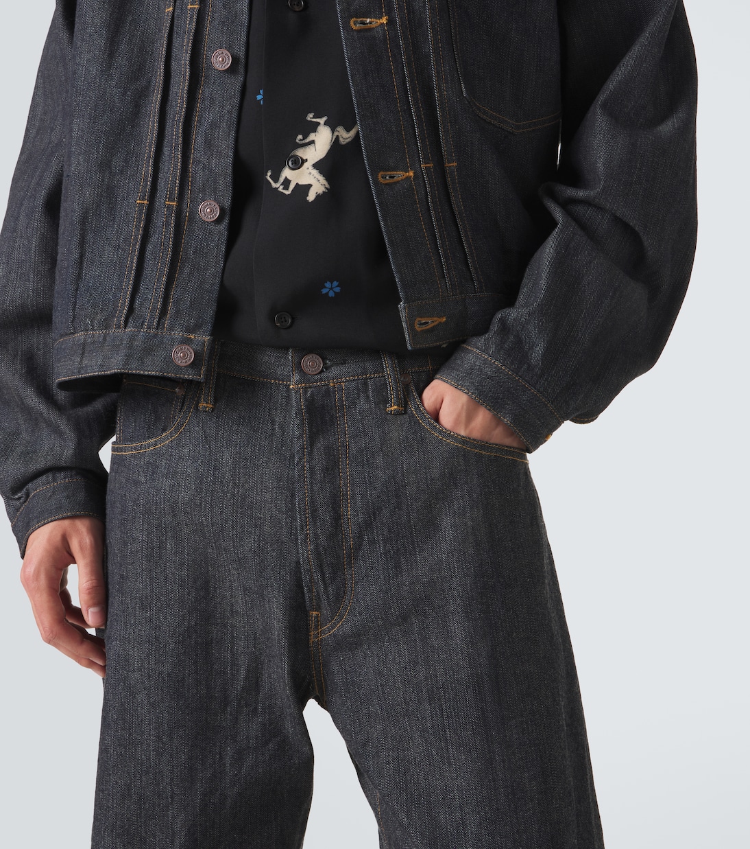 Jean droit Social Sculpture | Visvim