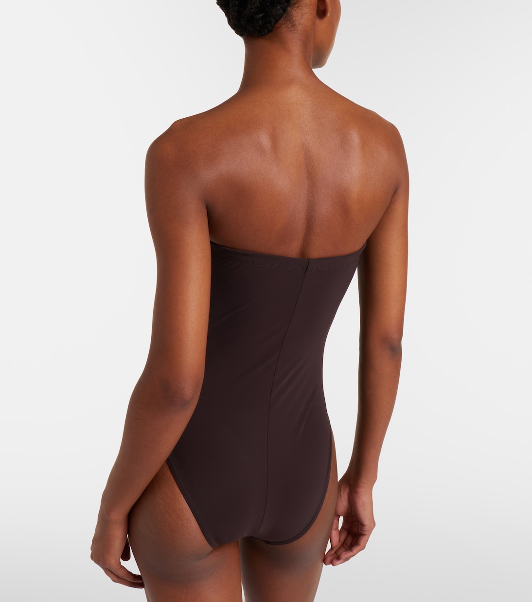 Ruched bandeau swimsuit | Karla Colletto