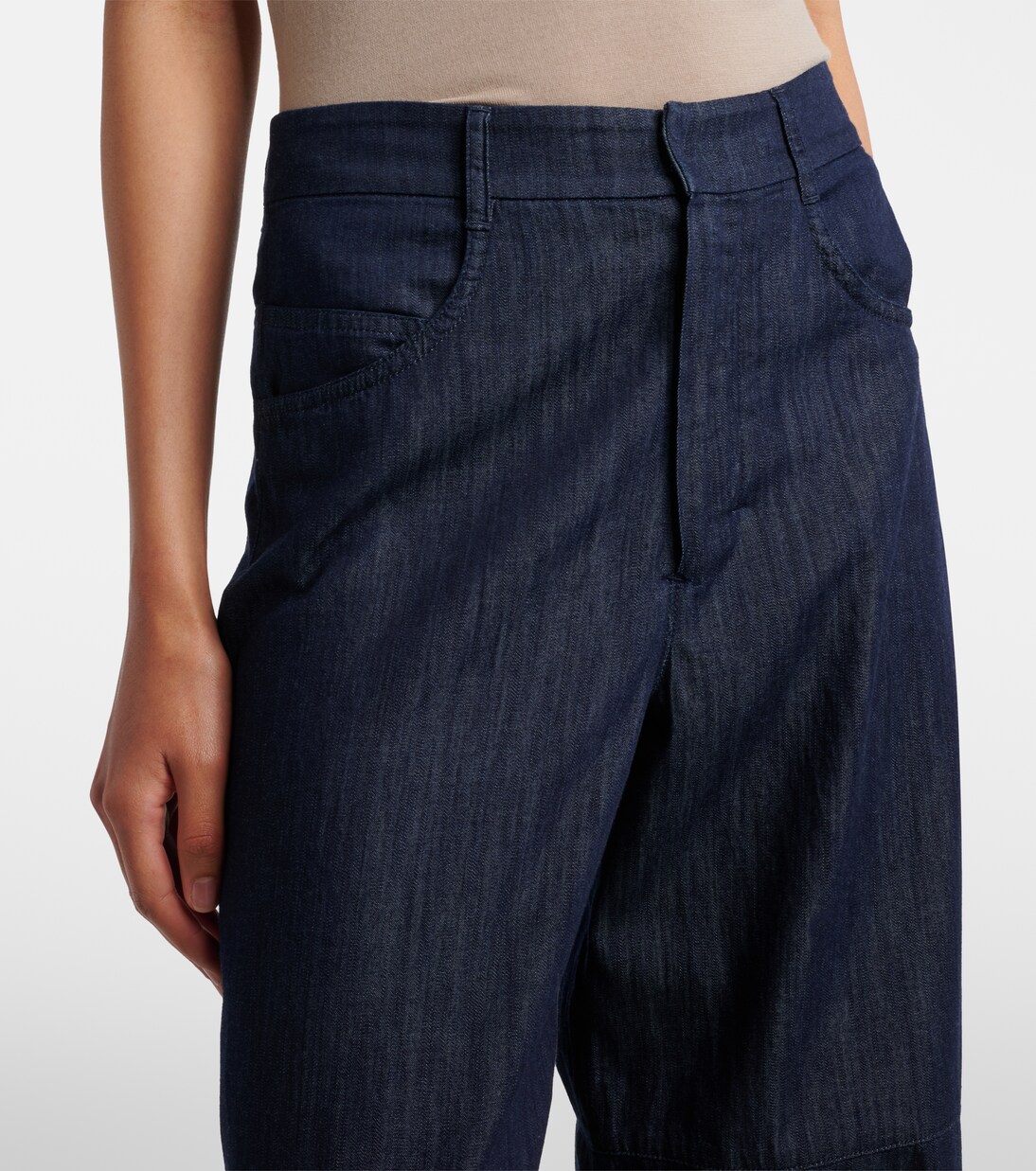 Mid-rise barrel-leg jeans | 'S Max Mara