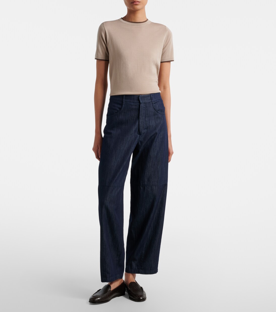 Mid-rise barrel-leg jeans | 'S Max Mara