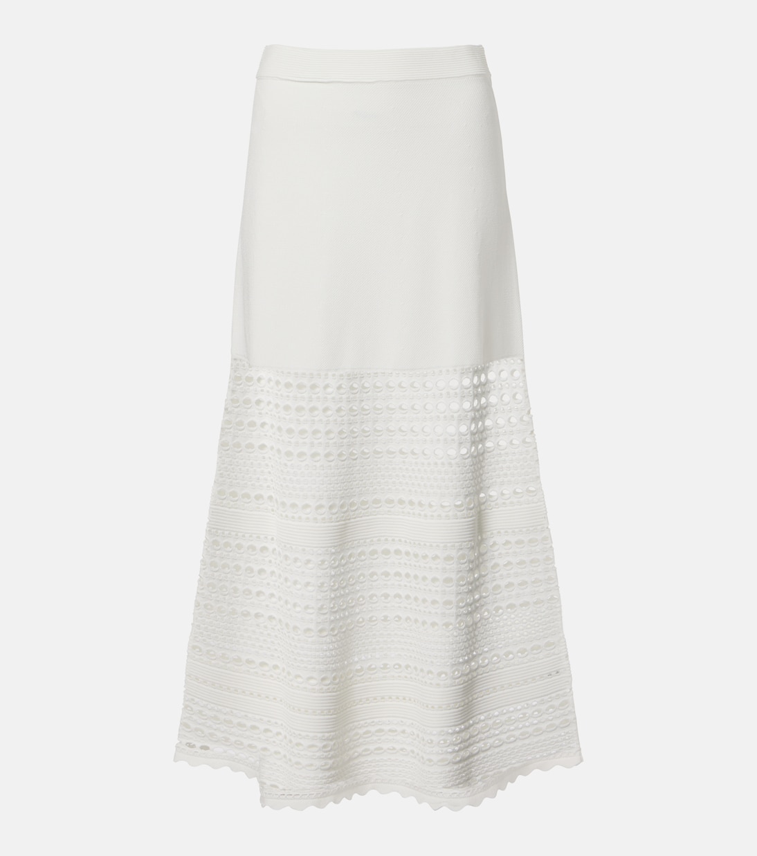 Westly open-knit midi skirt | Simkhai