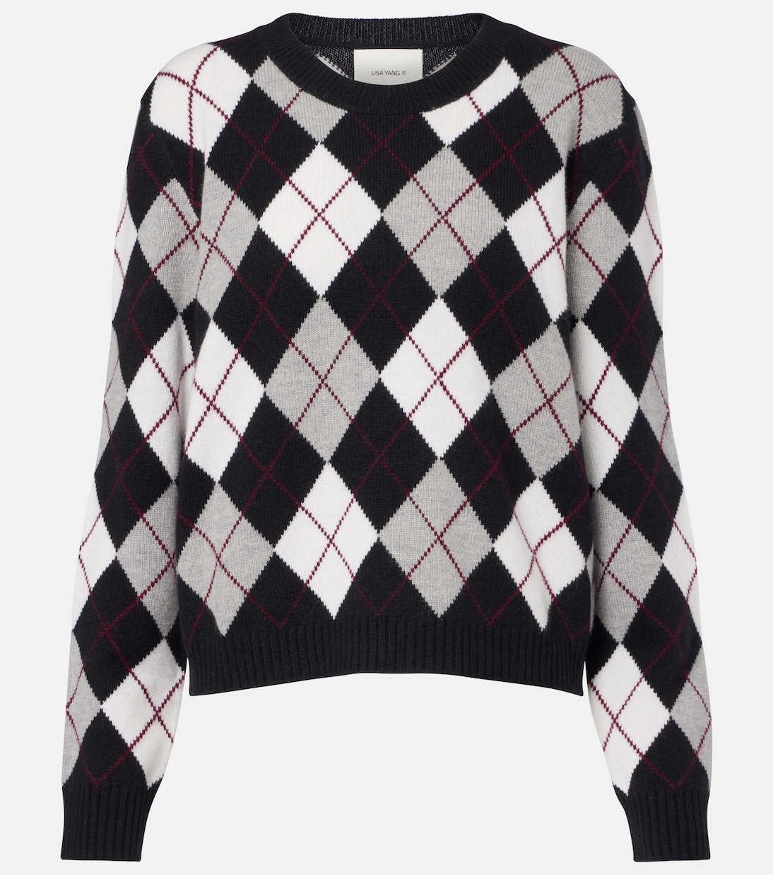 Antoni argyle cashmere sweater | Lisa Yang