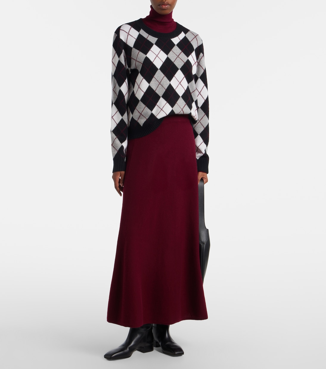 Antoni argyle cashmere sweater | Lisa Yang