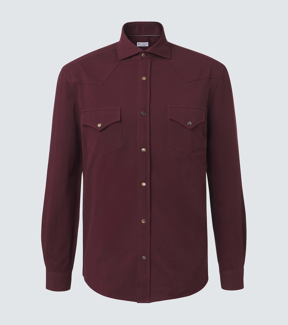 Camisa de piqué de algodón | Brunello Cucinelli