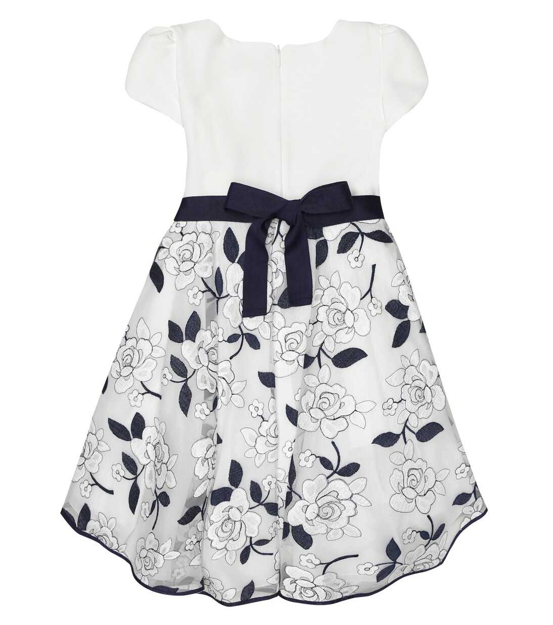 Embroidered tulle dress | Monnalisa