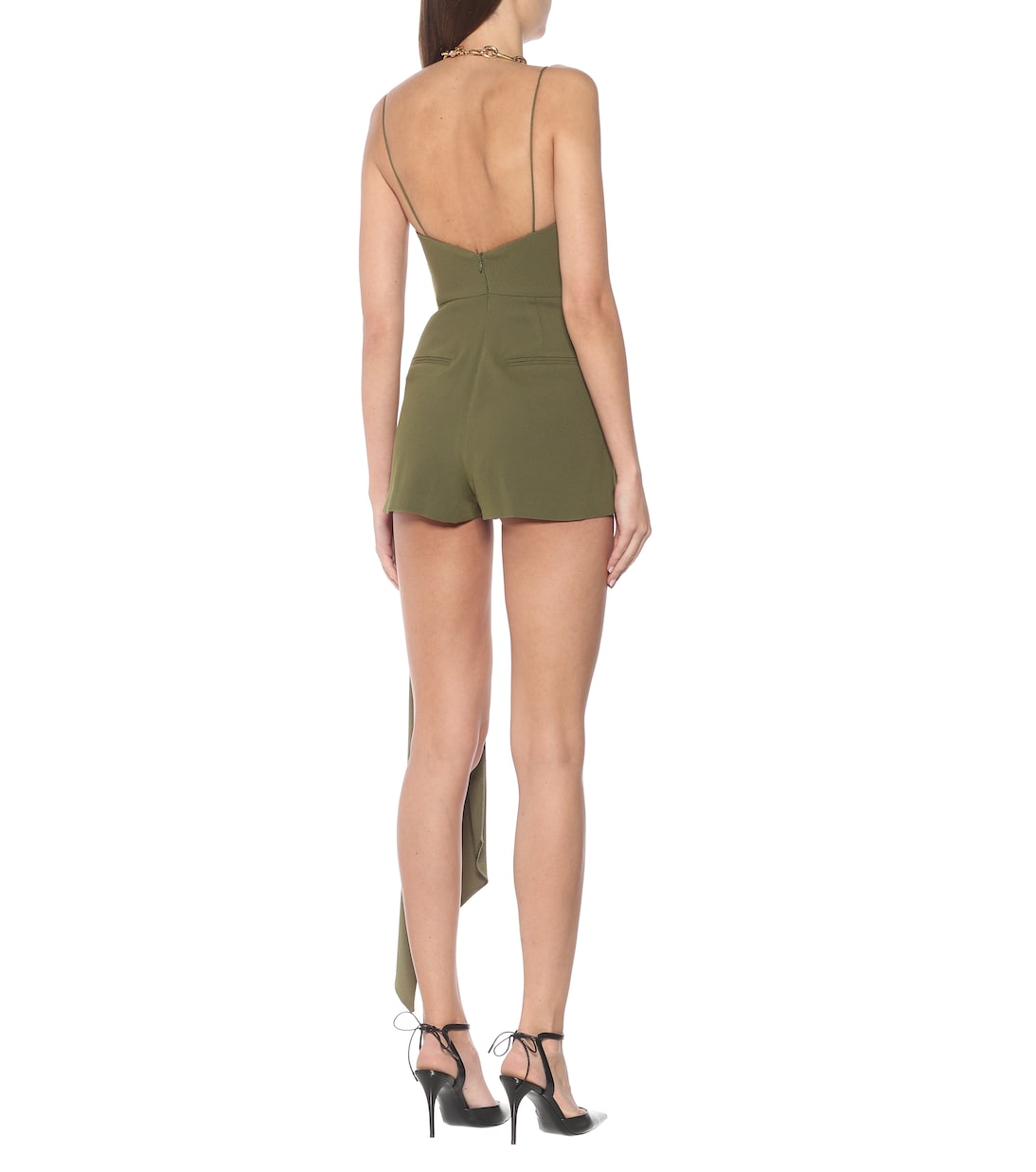 Elodie satin crêpe playsuit | Alex Perry