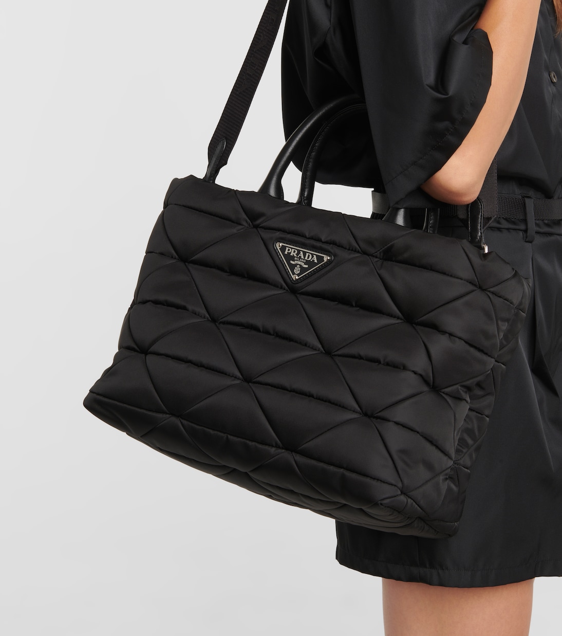 Gesteppte Tote Bag aus Re-Nylon | Prada