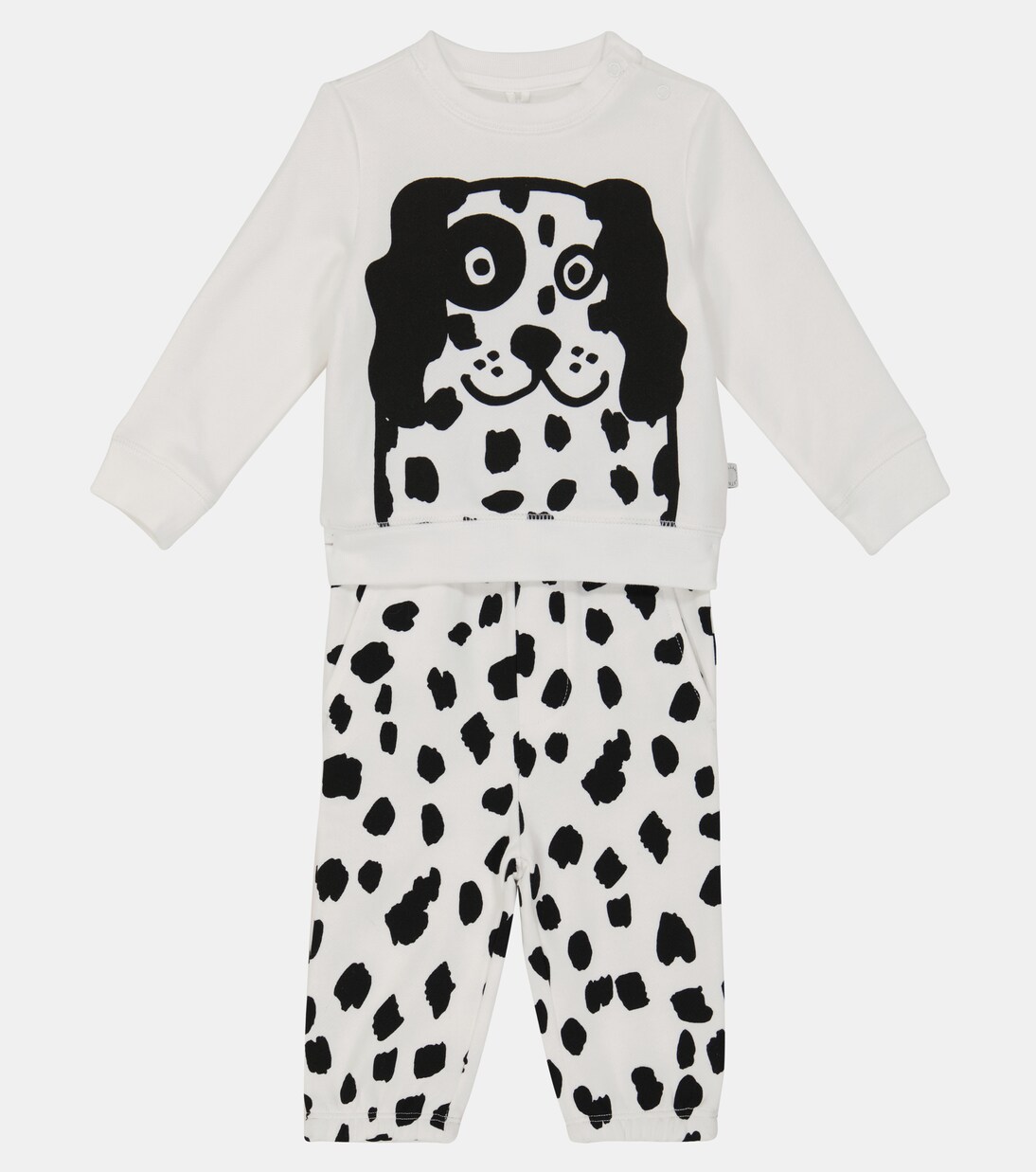 Baby cotton sweatshirt and pants set | Stella McCartney Kids