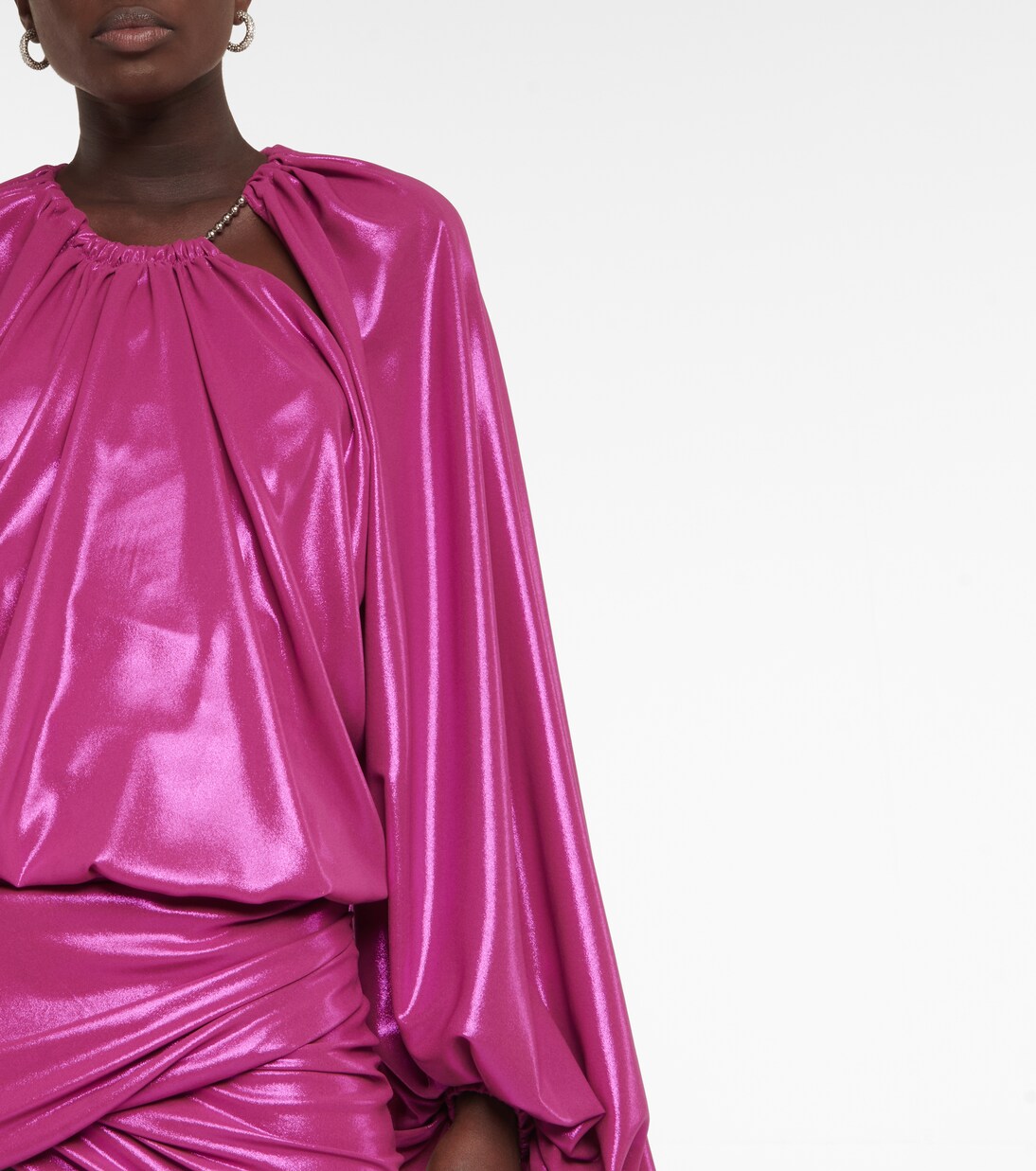 Robe Karen en lamé | The Attico