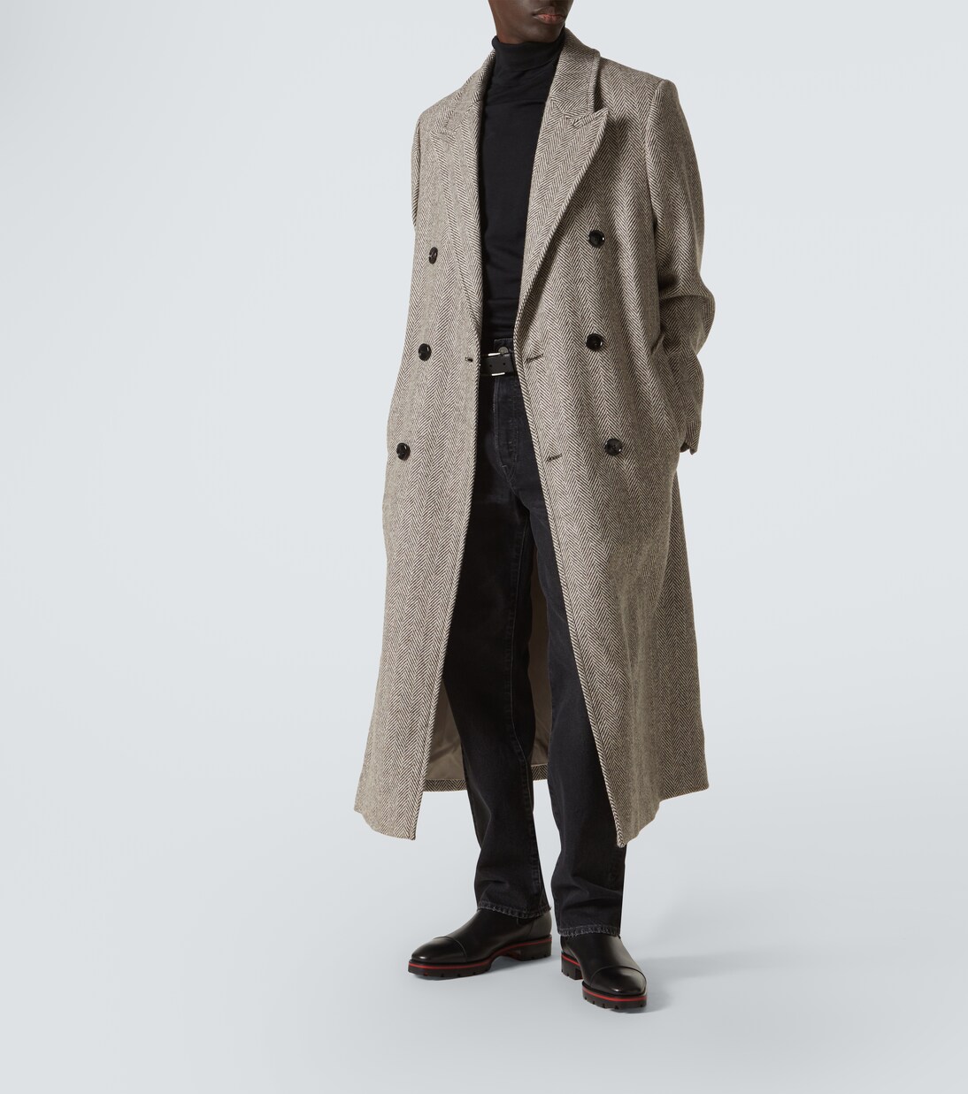 Melon leather Chelsea boots | Christian Louboutin