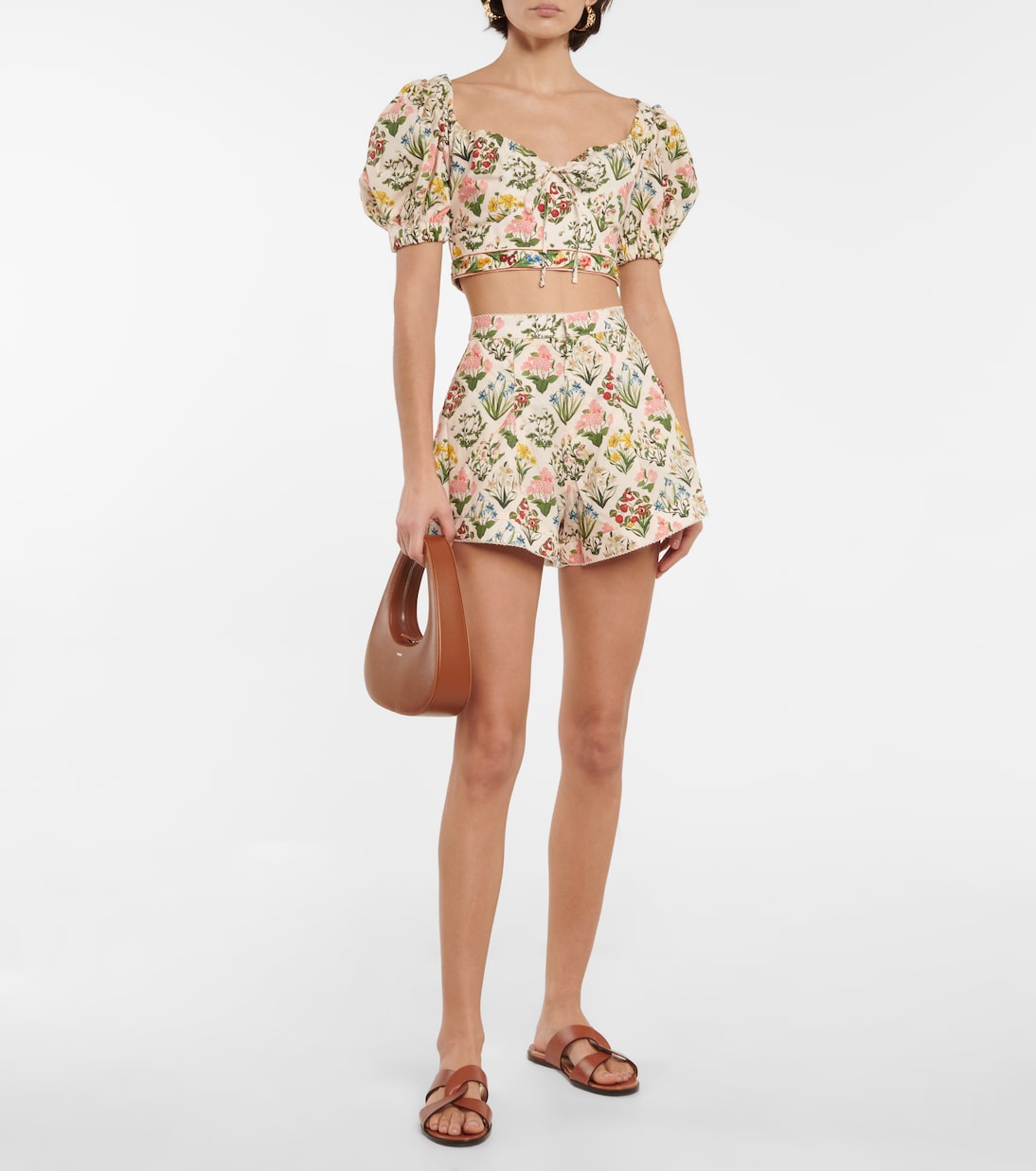 Cropped-Top Palmarosa aus Baumwolle | Agua by Agua Bendita