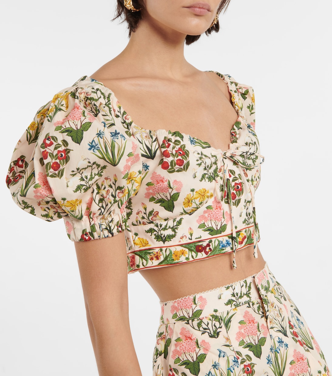 Cropped-Top Palmarosa aus Baumwolle | Agua by Agua Bendita