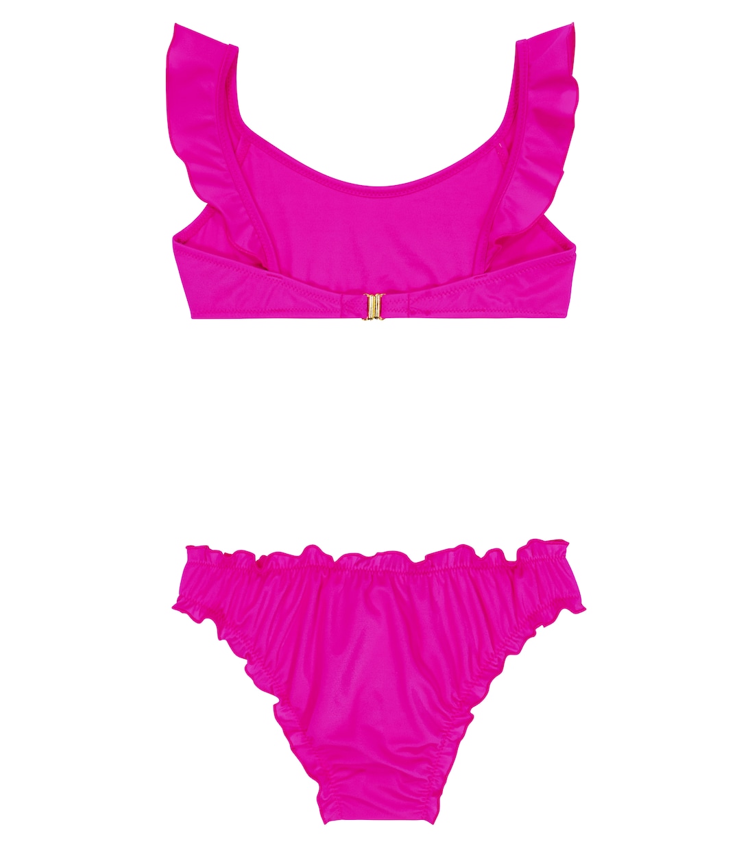 Logo ruffle-trimmed bikini | Versace Kids