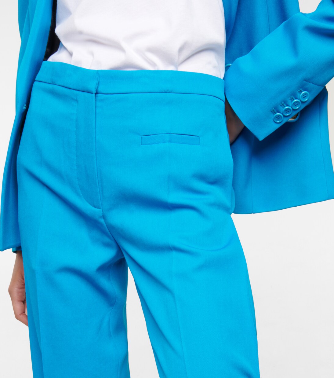 Wool and mohair straight pants | JW Anderson