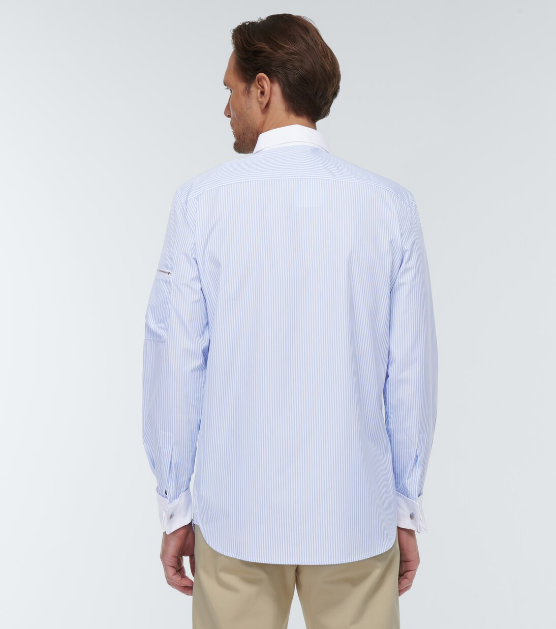 Camicia in popeline di cotone a righe | Winnie New York