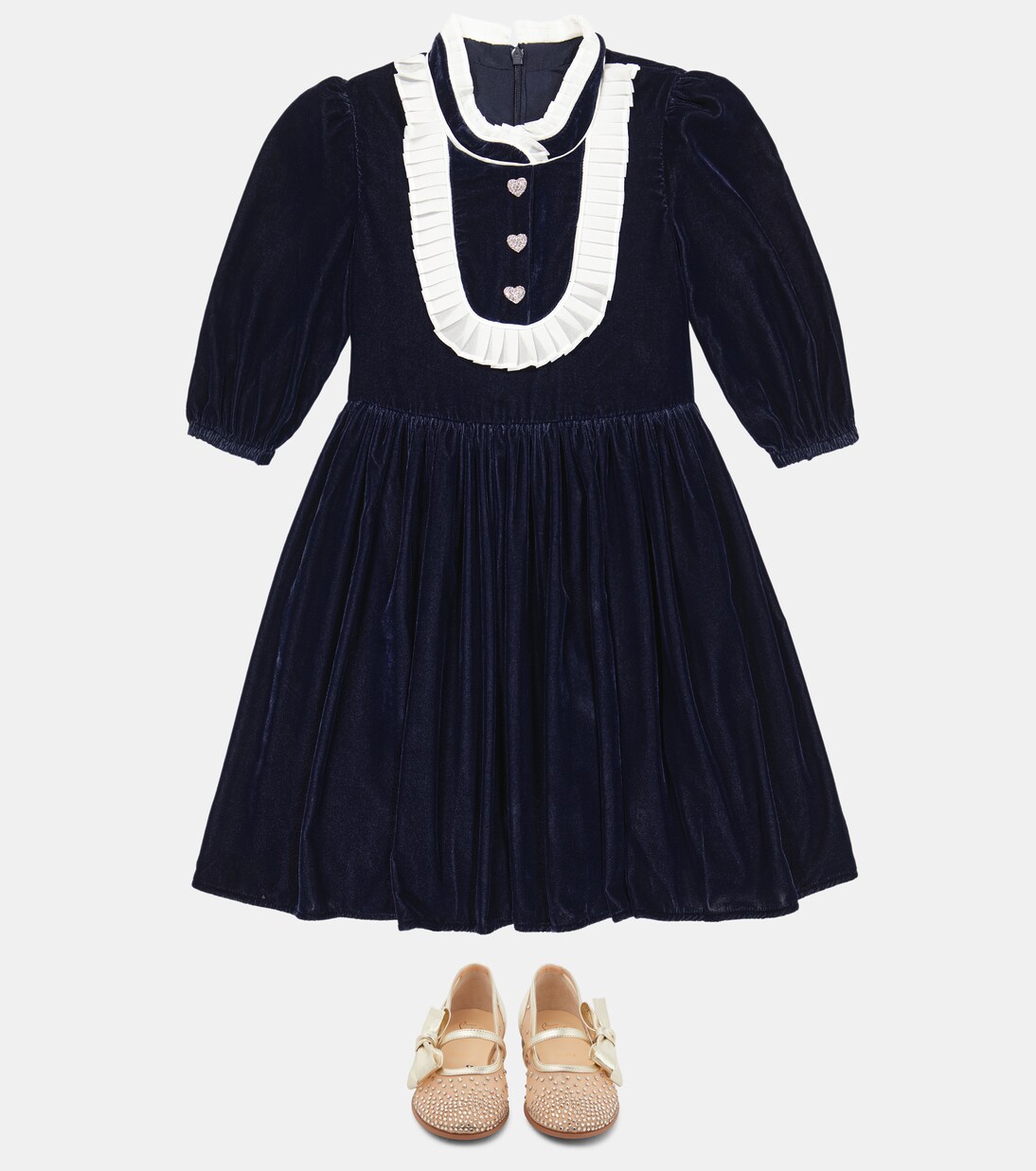 Velvet dress | Self-Portrait Kids