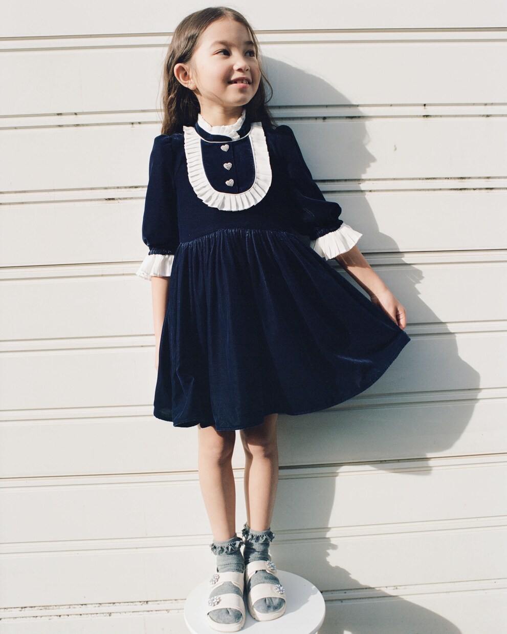 Velvet dress | Self-Portrait Kids