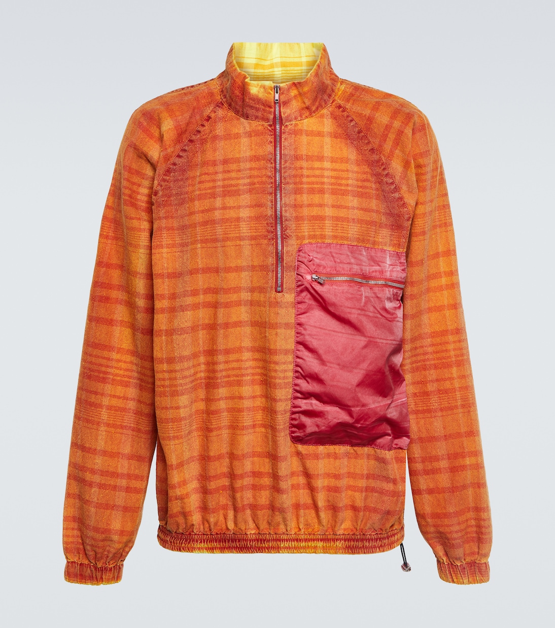 Graenmo linen-blend half-zip sweater | Ranra