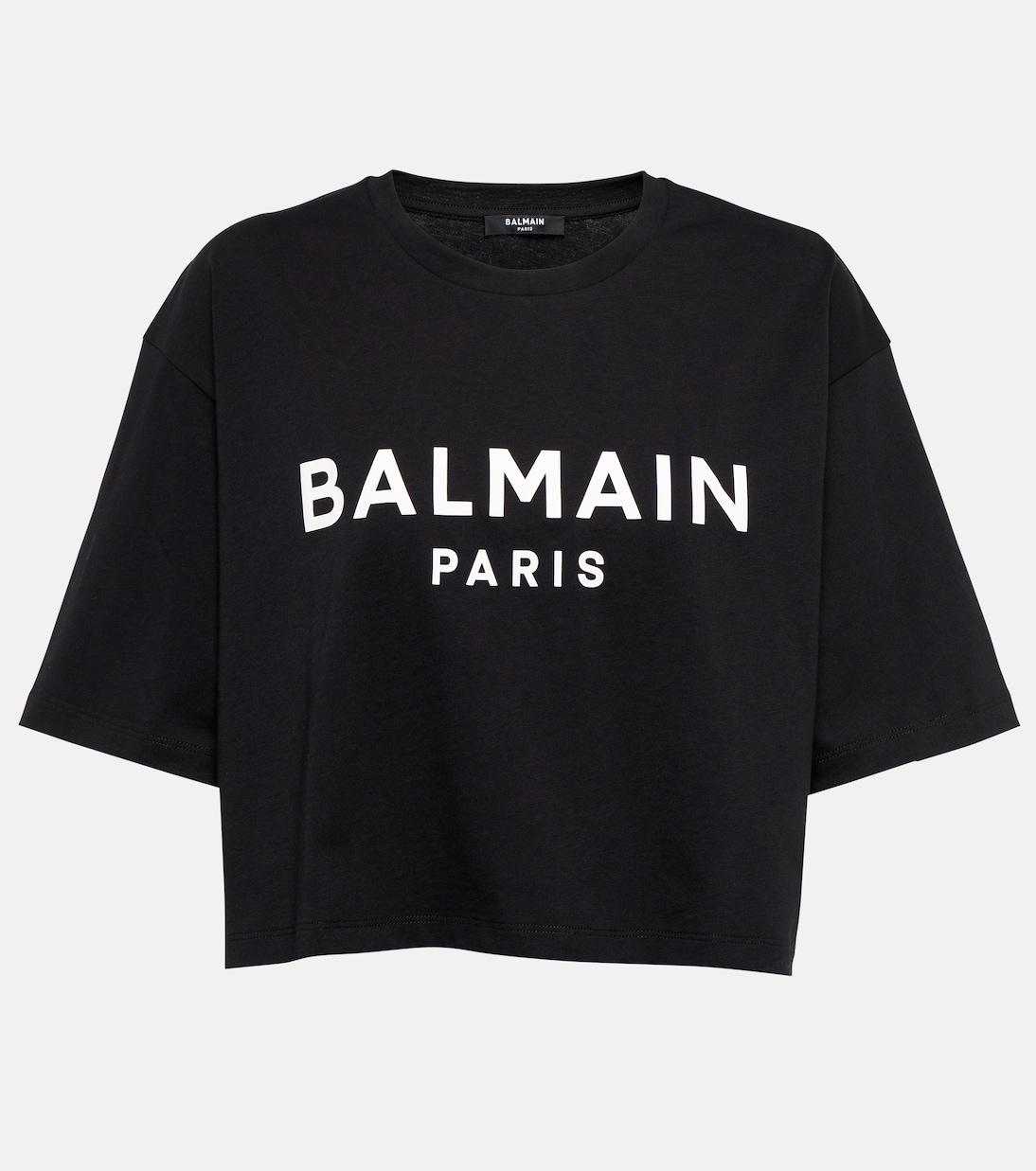 Cropped-Top aus Baumwoll-Jersey | Balmain