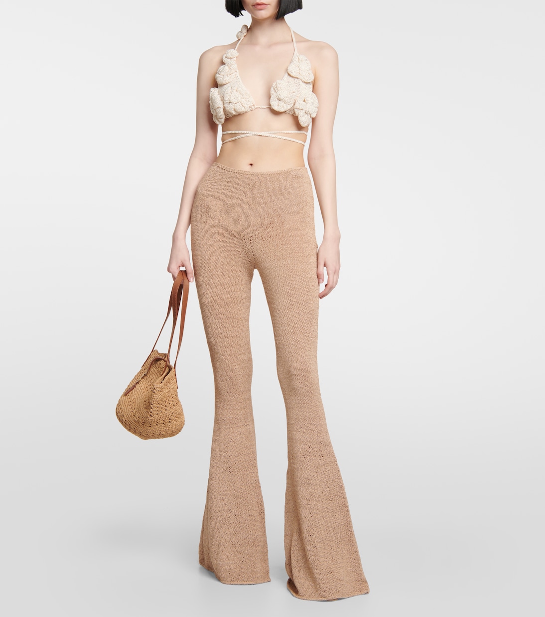 Floral crochet bra top | Magda Butrym