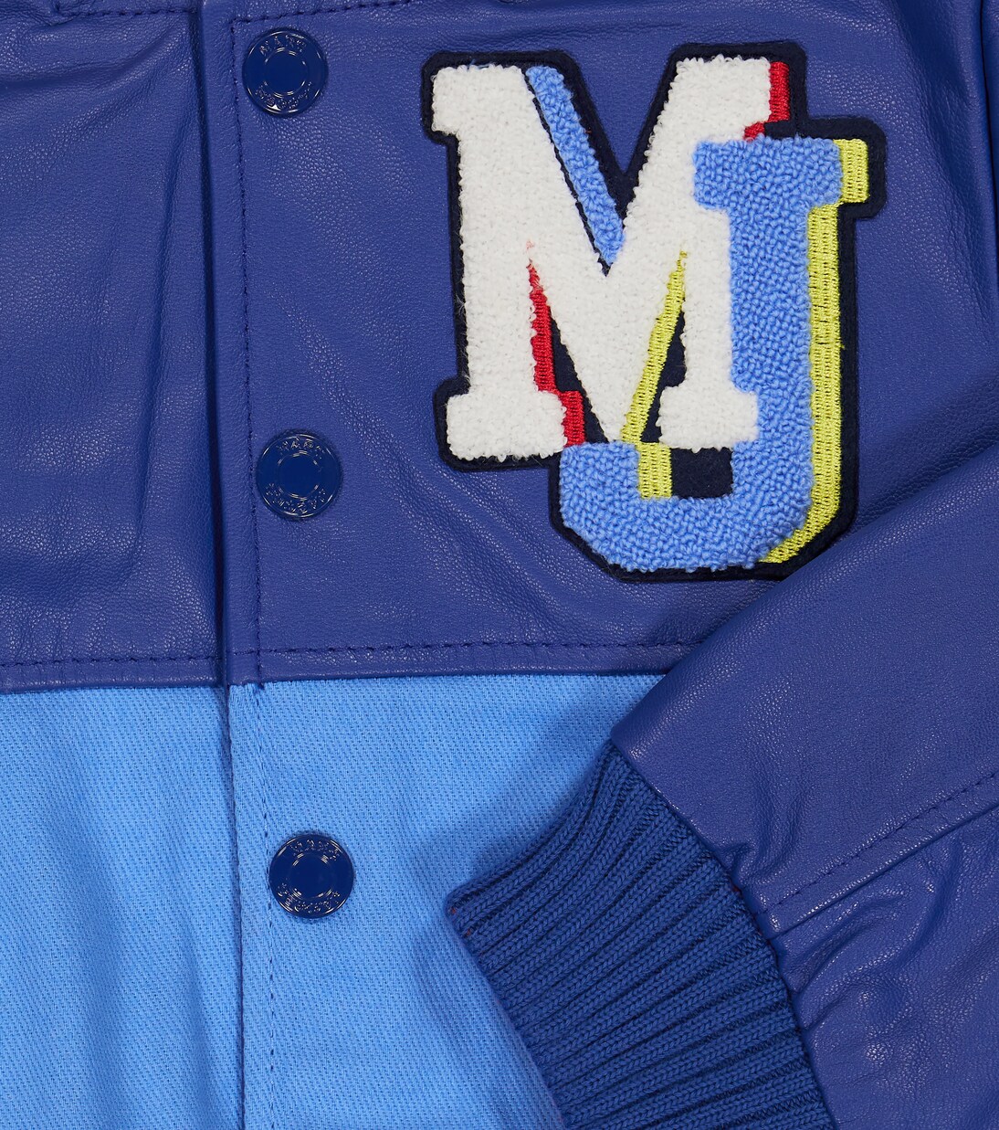 Leather-paneled bomber jacket | Marc Jacobs Kids