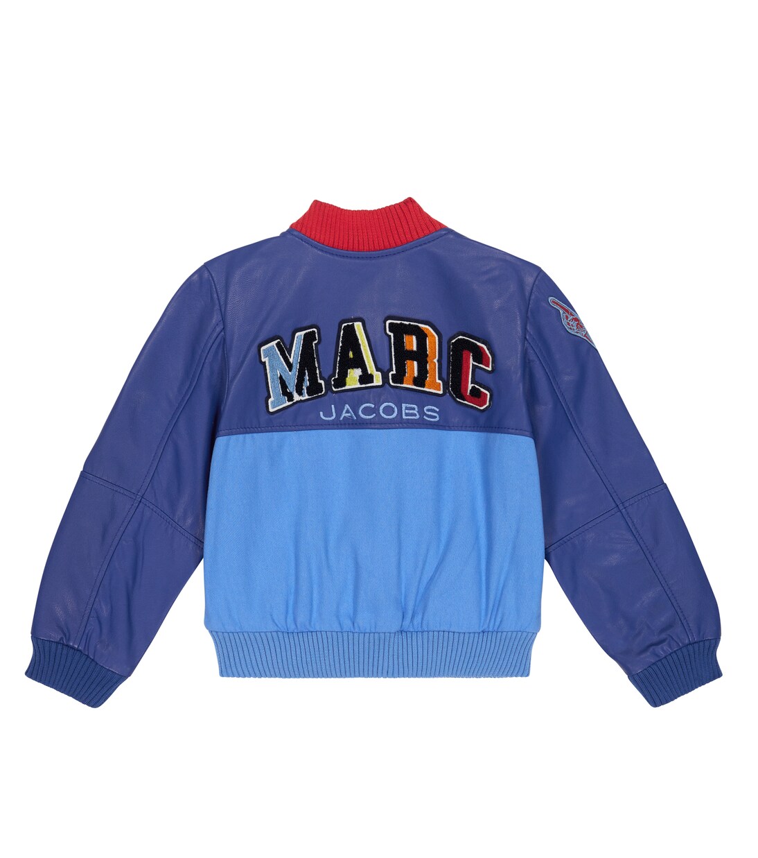 Leather-paneled bomber jacket | Marc Jacobs Kids