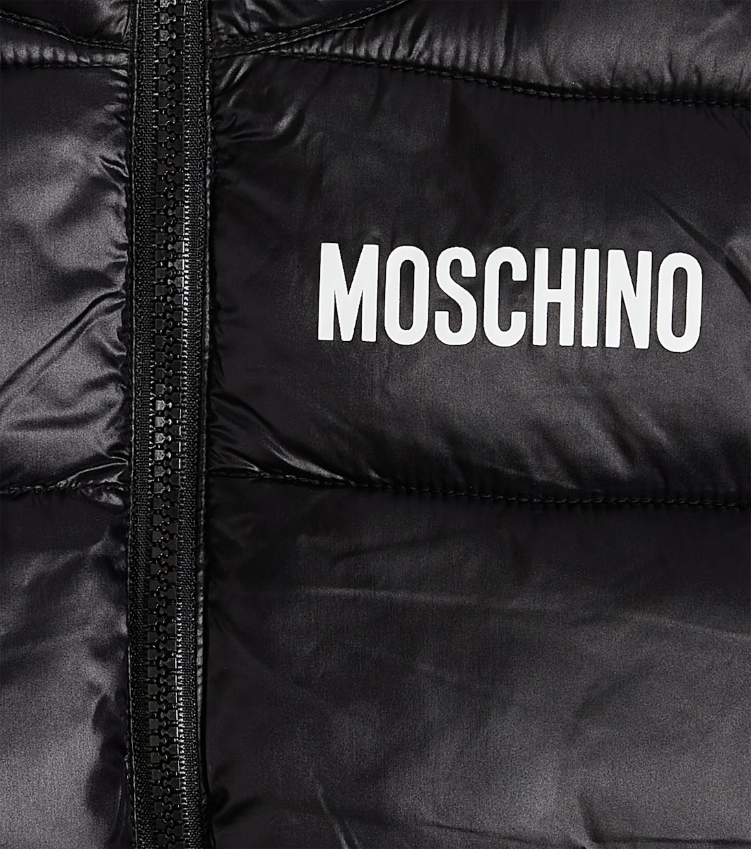 Printed puffer vest | Moschino Kids