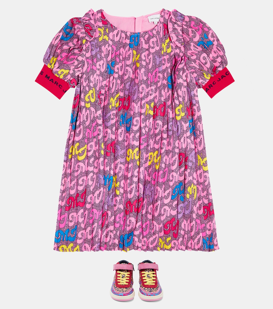 Printed satin dress | Marc Jacobs Kids