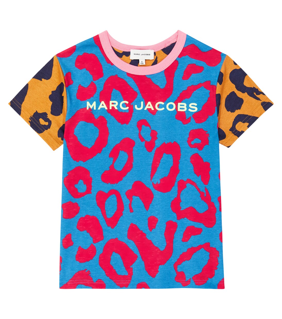 Leopard-print cotton T-shirt | Marc Jacobs Kids