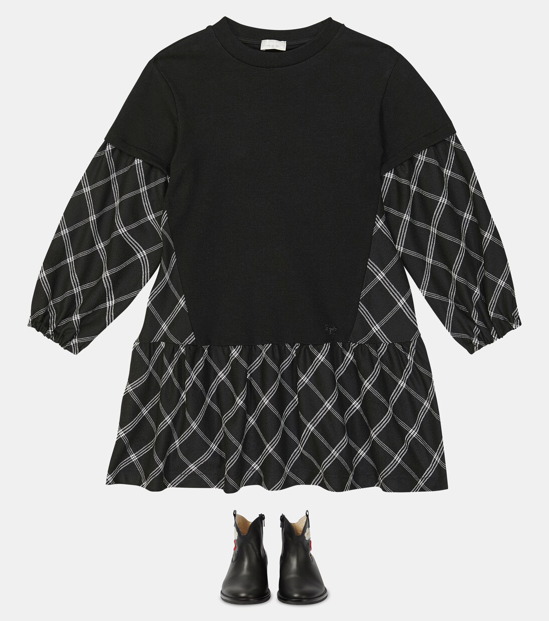 체크 드레스 | Il Gufo