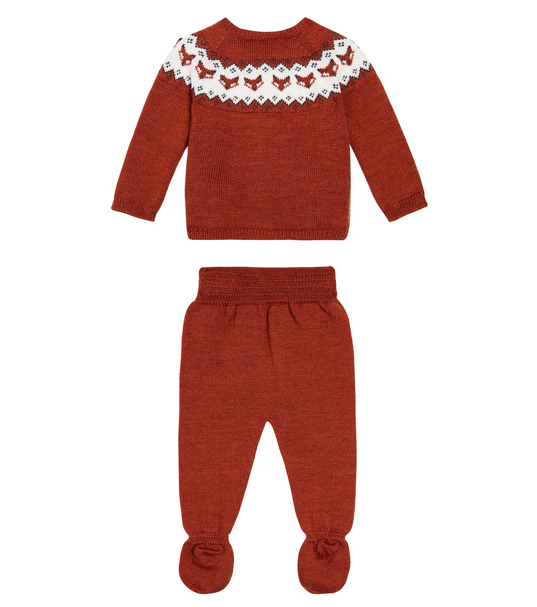 Baby set of wool jacket and pants | La Coqueta