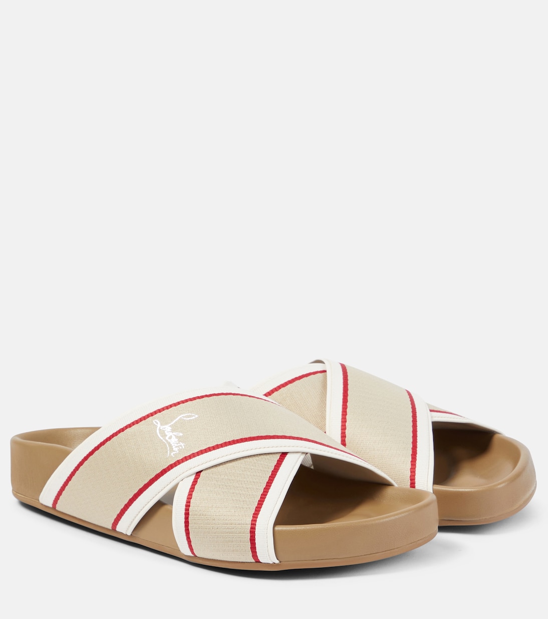 Hot Cross Bizz ribbon sandals | Christian Louboutin