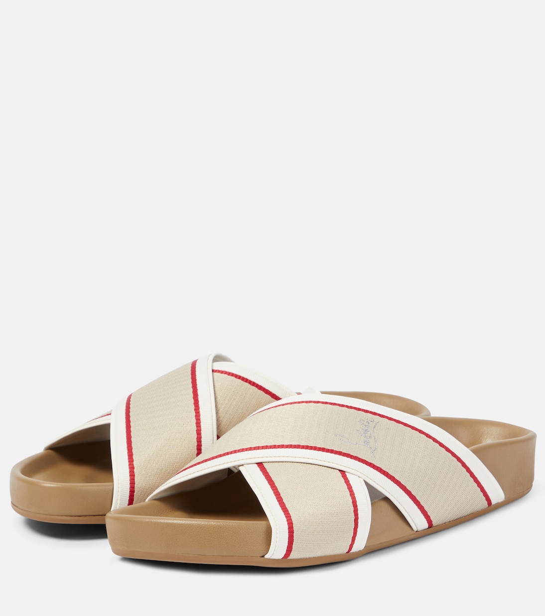 Hot Cross Bizz ribbon sandals | Christian Louboutin