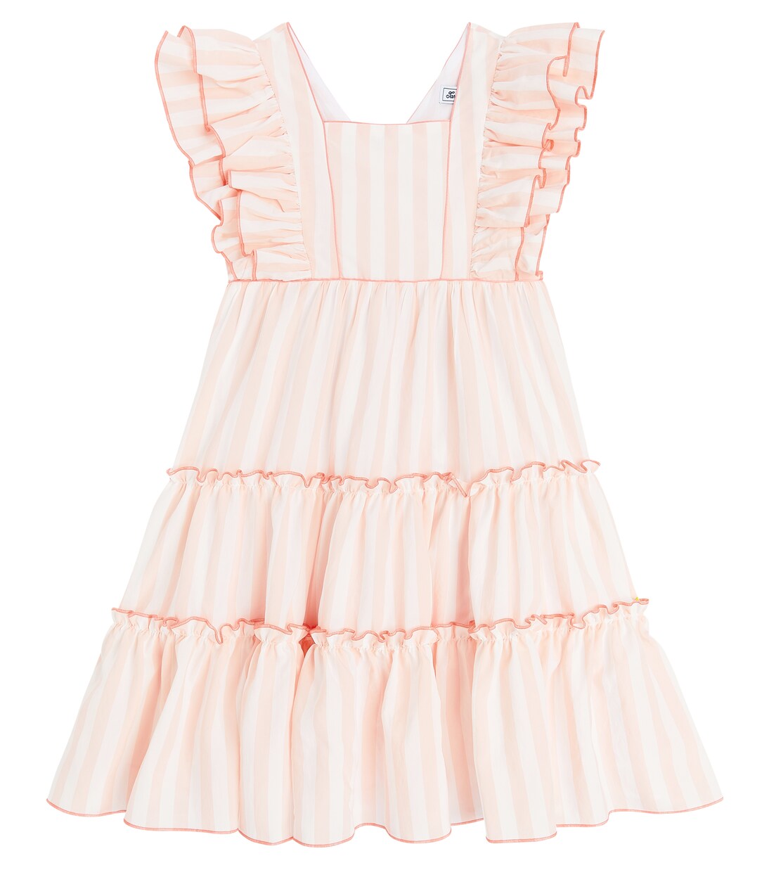 Striped ruffled dress | Tartine et Chocolat