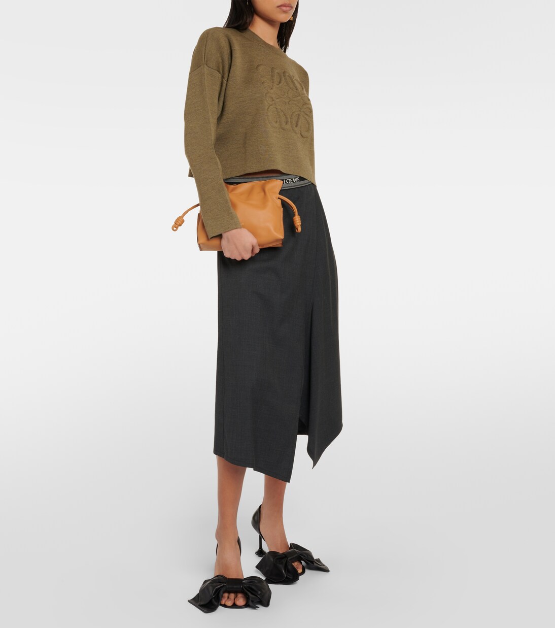 Flamenco Mini leather clutch | Loewe