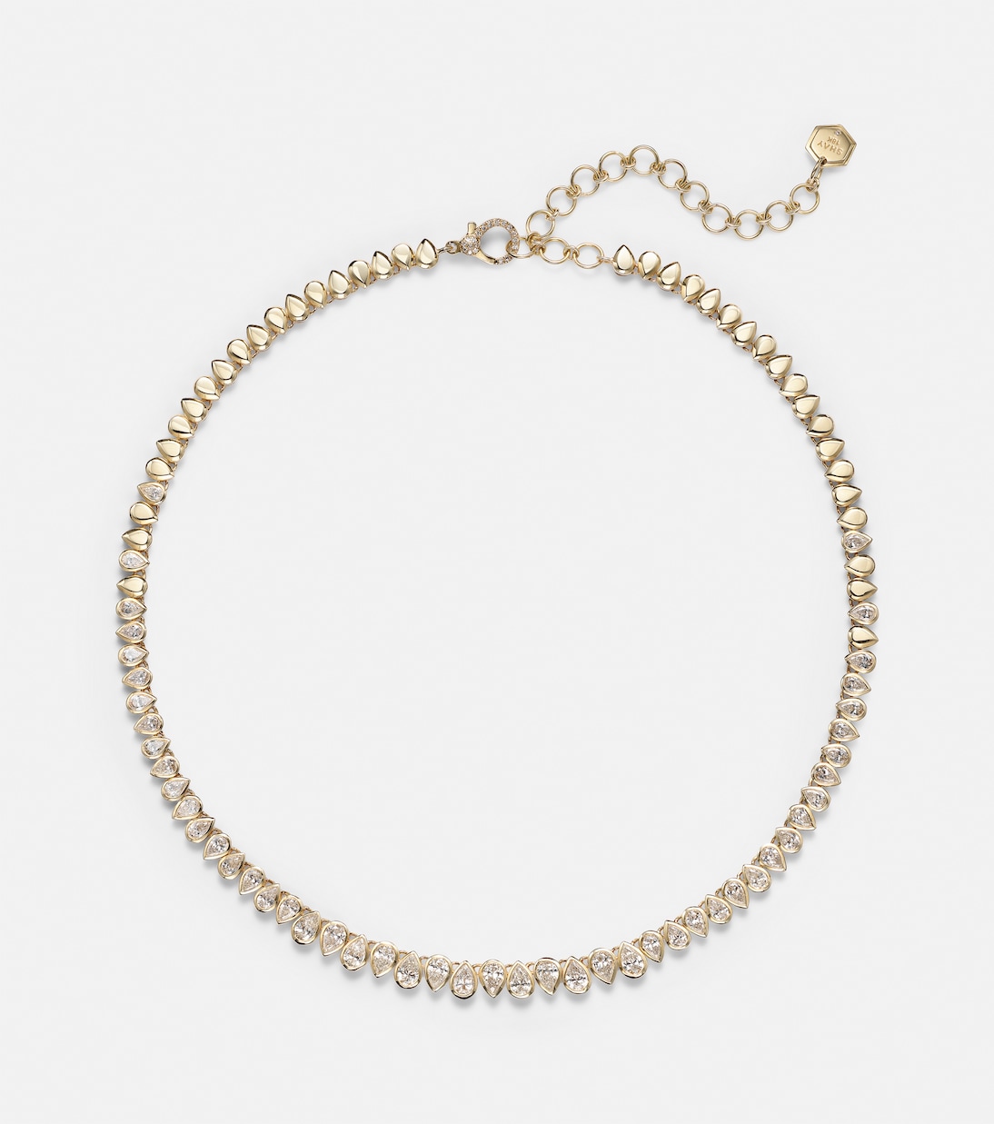 Halskette aus 18kt Gelbgold mit Diamanten | Shay Jewelry