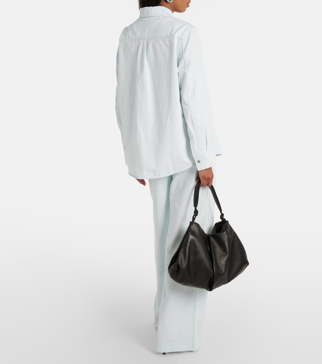 Hemdjacke aus Baumwoll-Twill | Vince