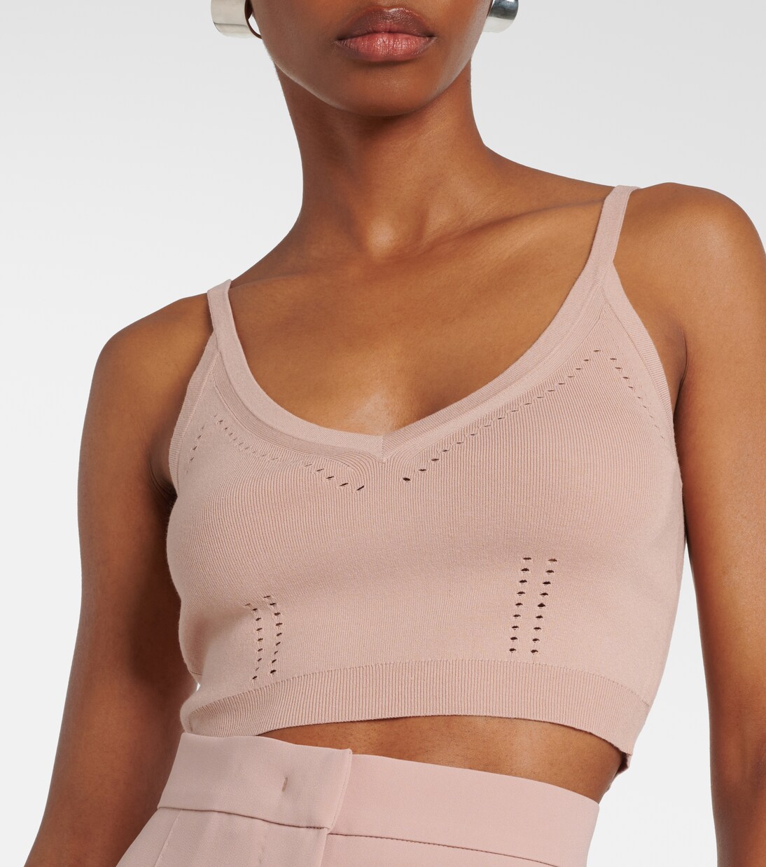 Cropped-Top aus Strick | Max Mara