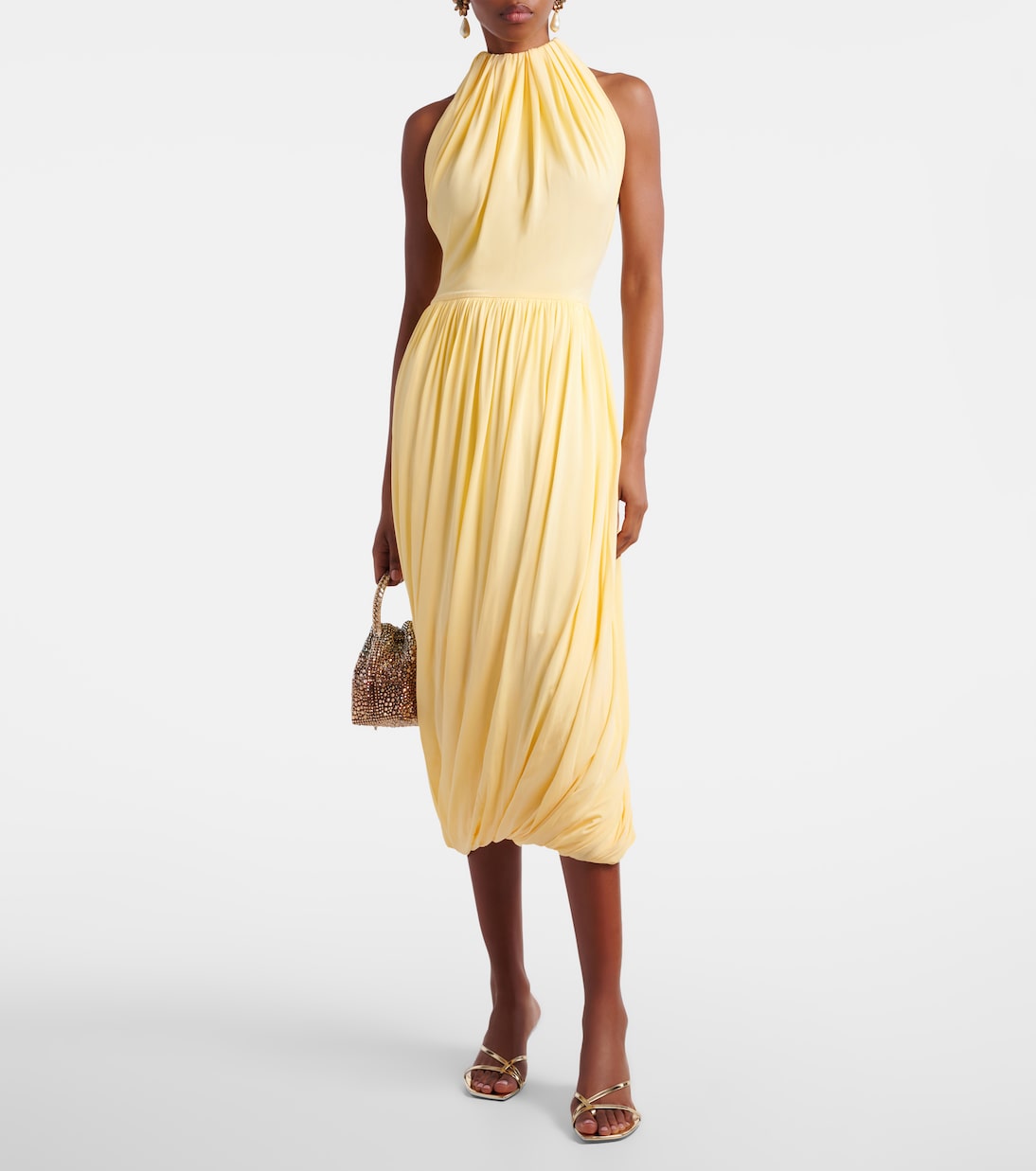 Etana 50 metallic leather mules | Jimmy Choo