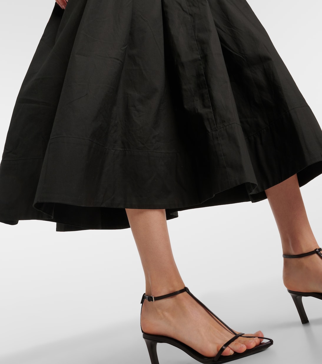 White Label - Abito midi Libby in popeline | Proenza Schouler