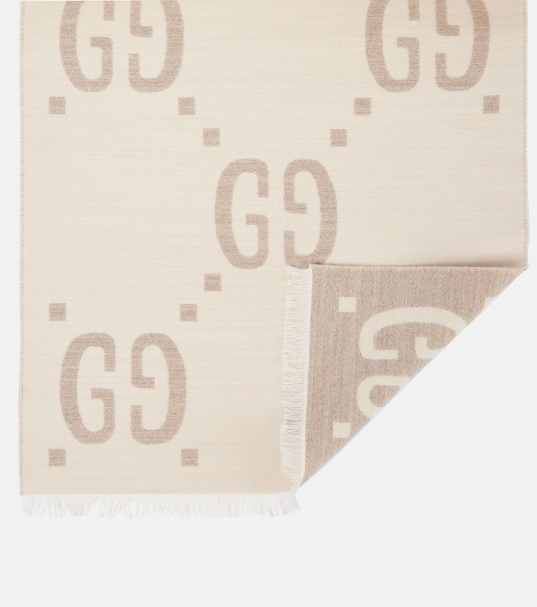 GG wool and silk scarf | Gucci