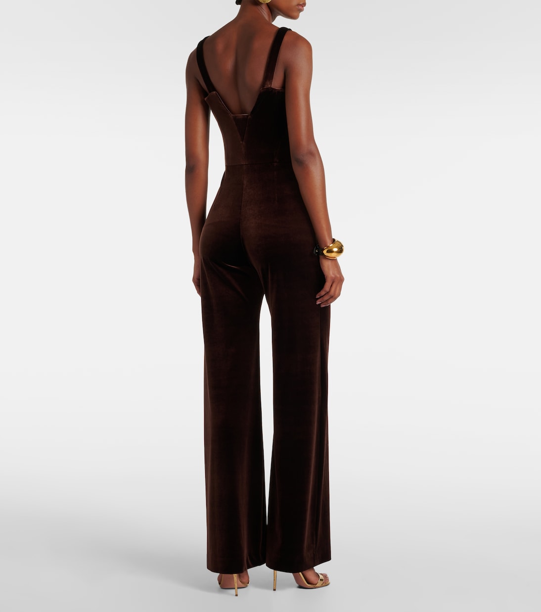 Jumpsuit Vesper aus Samt | Galvan