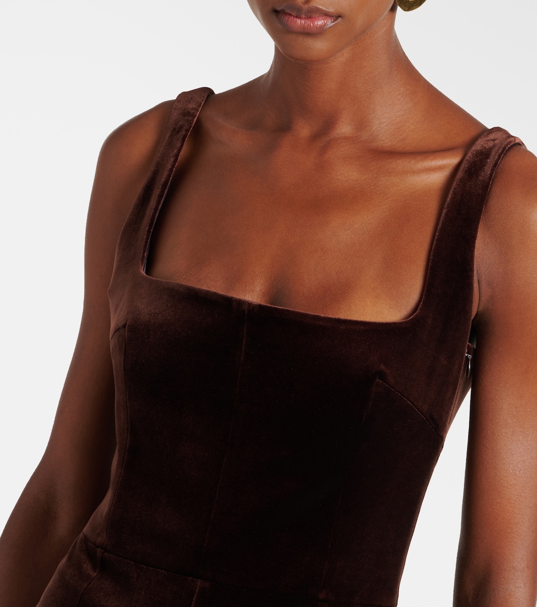 Jumpsuit Vesper aus Samt | Galvan