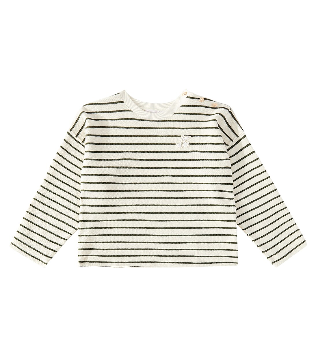 Gaya striped cotton-blend sweatshirt | Bonpoint