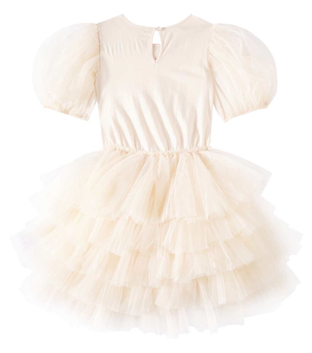 Trinket cotton jersey and tulle dress | Tutu Du Monde